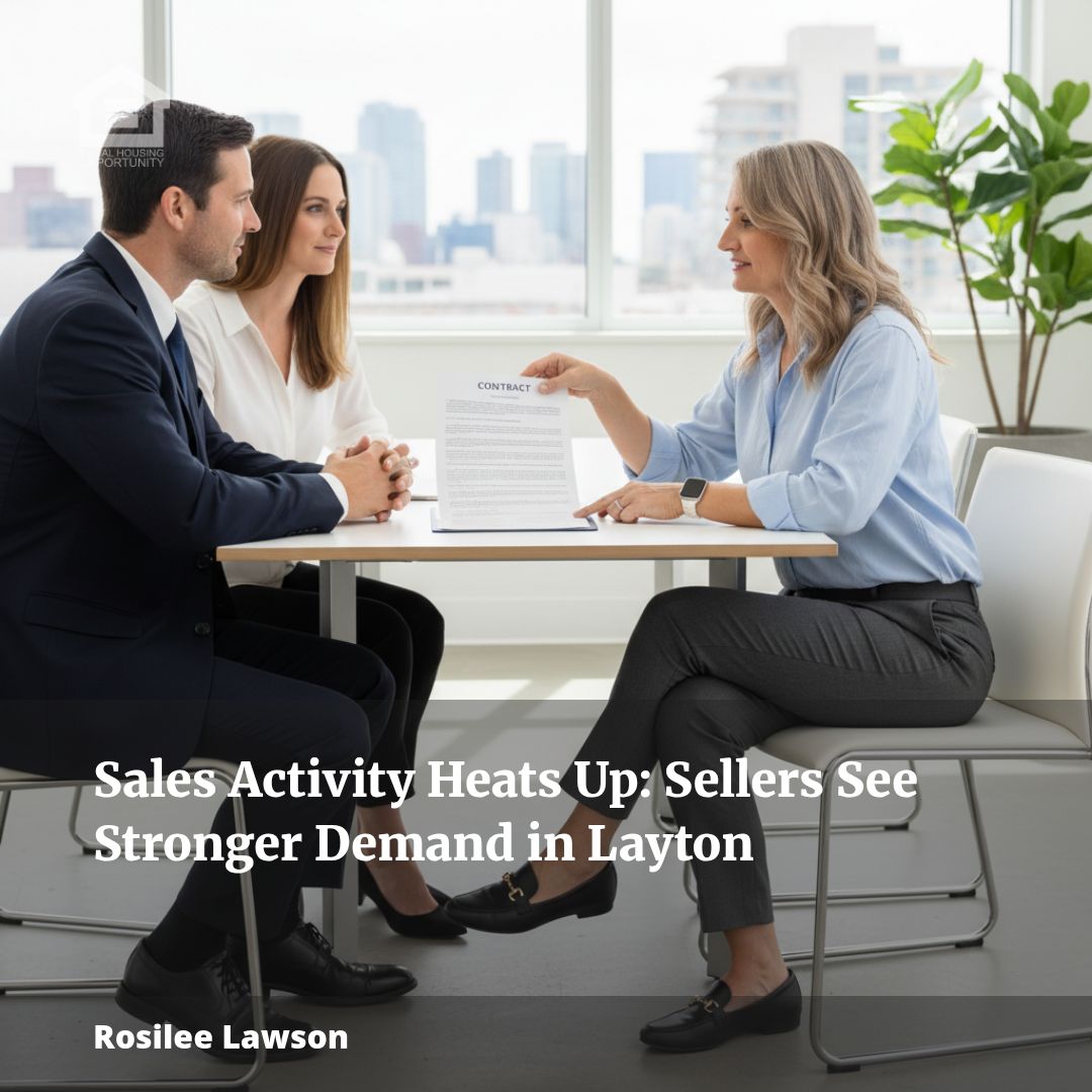 Sales Activity Heats Up: Sellers See Stronger Demand in Layton