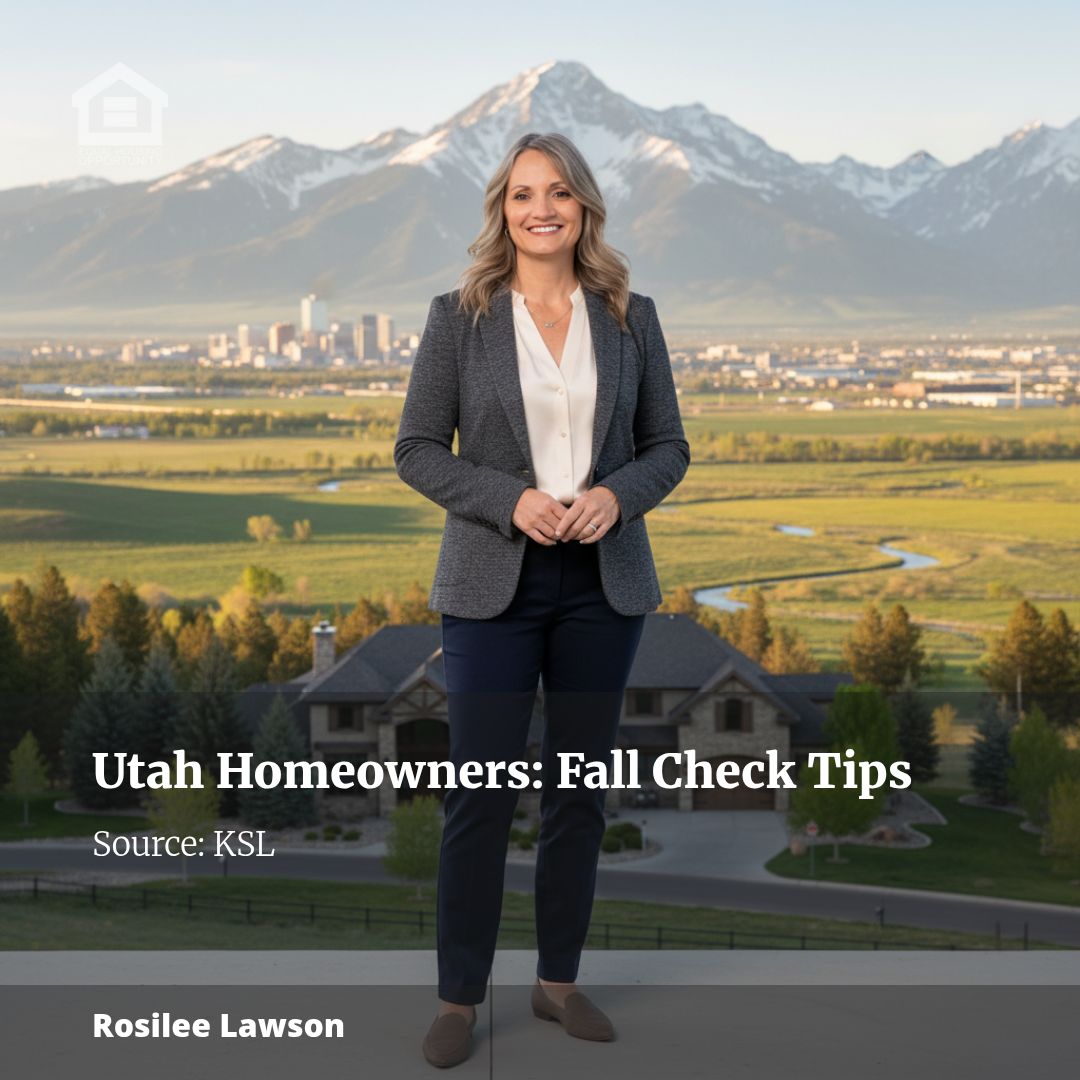 Expensive home problems often start small: Things Utah homeowners should check this fall